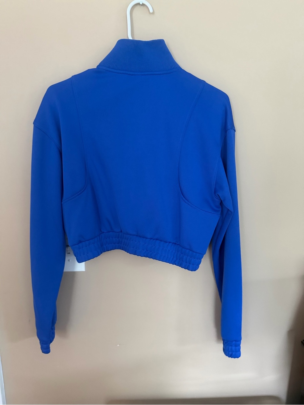 H&M Electric Blue Cropped Zip Sweater - Picture 2 of 2